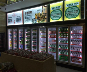 浙江嘉興風(fēng)幕柜案例-秀洲區(qū)中關(guān)村廣場4層寶樂迪KTV