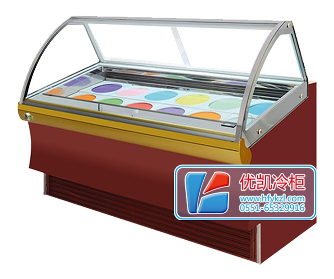內凹型冰淇淋柜