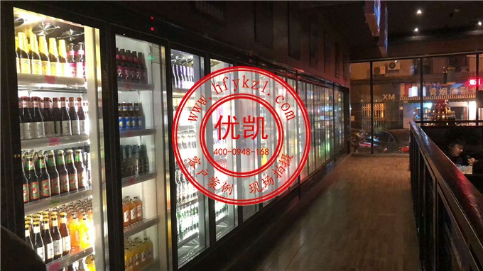 玻璃門(mén)飲料柜案例